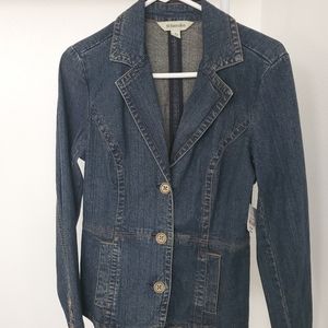 St. John's Bay Dark Blue Denim Jean Jacket